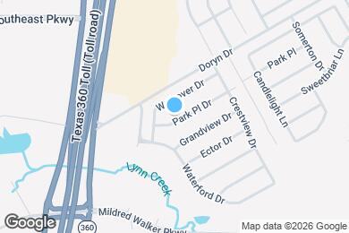 Map image of the property - 2872 Park Pl Dr