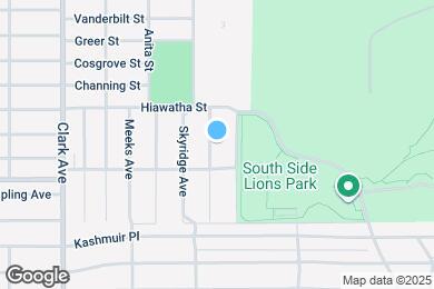 Map image of the property - 3710 Skylark Ave