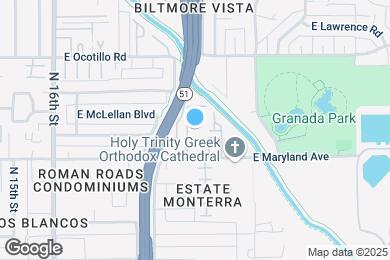 Map image of the property - 1850 E Maryland Ave