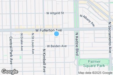 Map image of the property - 2331 N Spaulding Ave