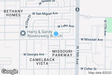 Map image of the property - 2020 W Missouri Ave