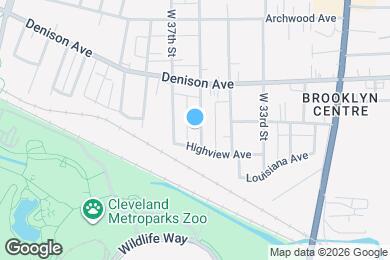 Map image of the property - 3890 W 36th St