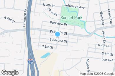 Map image of the property - 901 S 2nd St