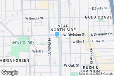 Map image of the property - 1160 N La Salle Dr