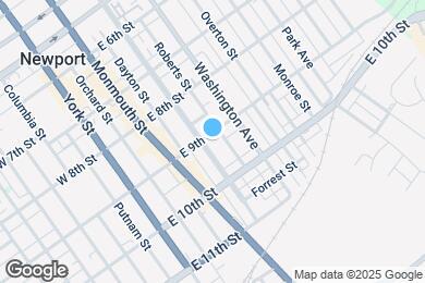 Map image of the property - 208 E 9th St