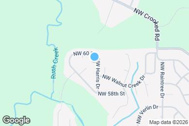 Map image of the property - 5906 NW Harris Dr