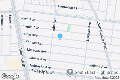 Map image of the property - 2630 Ohio Ave