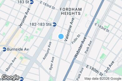 Map image of the property - 253 E 181st St