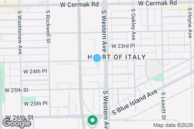 Map image of the property - 2415 W 24th St