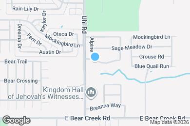 Map image of the property - 804 Creekside Dr