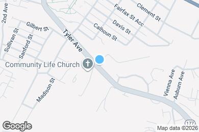 Map image of the property - 1019 Tyler Ave