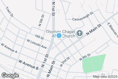 Map image of the property - 203 W Reagan Ave