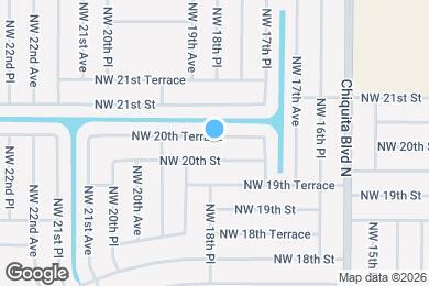 Map image of the property - 1814 NW 20th Ter
