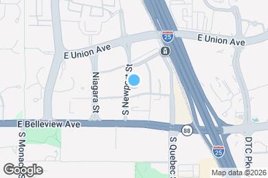 Map image of the property - 4882 S Newport St