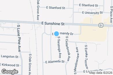 Map image of the property - 1911 S Saratoga Ave