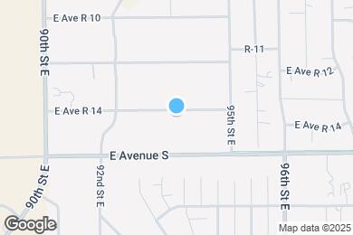 Map image of the property - 9302 E Avenue R14