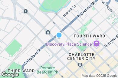 Map image of the property - 424 W Trade St