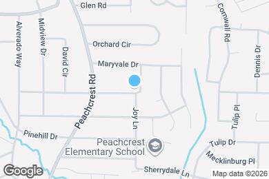 Map image of the property - 1439 Joy Ln