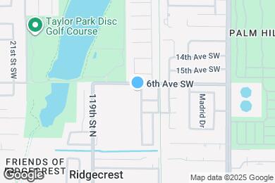Map image of the property - 1628 12th St SW