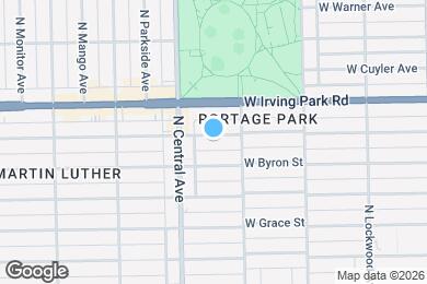 Map image of the property - 5525 W Dakin St
