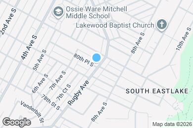 Map image of the property - 8028 Rugby Ave