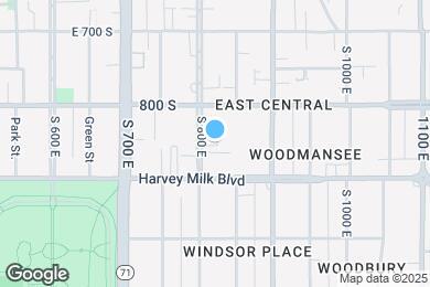 Map image of the property - 847 S 800 E