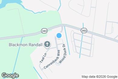 Map image of the property - 109 Canvasback Way
