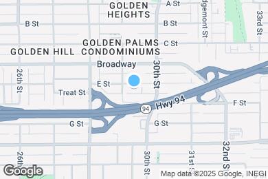 Map image of the property - 2919 E St