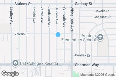 Map image of the property - 7344 Balcom Ave