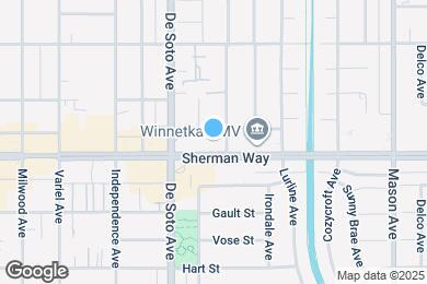 Map image of the property - Sherman Way Apartments