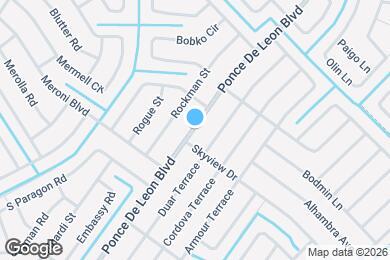 Map image of the property - 3368 Ponce De Leon Blvd