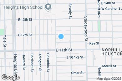 Map image of the property - 617 E 11th 1/2 St