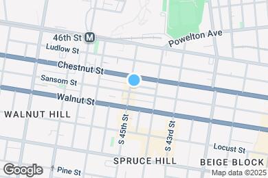 Map image of the property - 4443 Sansom St