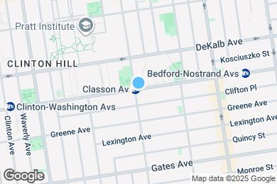 Map image of the property - 386A Lafayette Ave