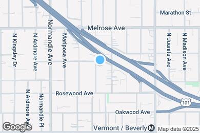 Map image of the property - 562 N Kenmore Ave