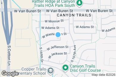 Map image of the property - 16776 W Mesquite Dr