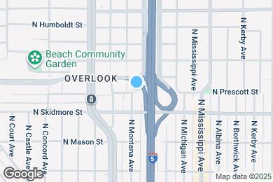 Map image of the property - 1235 N Prescott St