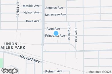 Map image of the property - 11800 Princeton Ave