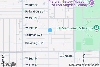 Map image of the property - 3946 1/2 S Budlong Ave