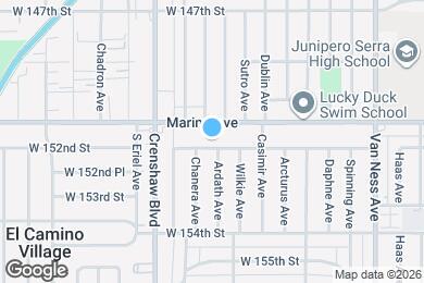 Map image of the property - 2809 W 152nd St