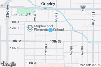 Map image of the property - 1818 12th St