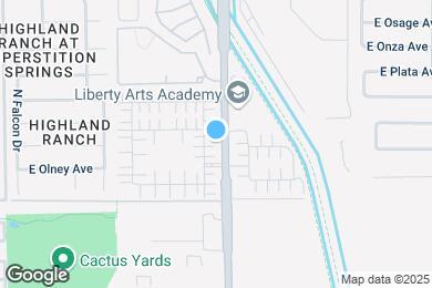 Map image of the property - 495 N Ranger Trail