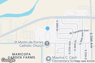 Map image of the property - 3858 W Tamarisk Ave