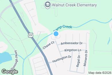 Map image of the property - 605 Chase Ln