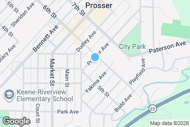 Map image of the property - 1123 Prosser Ave