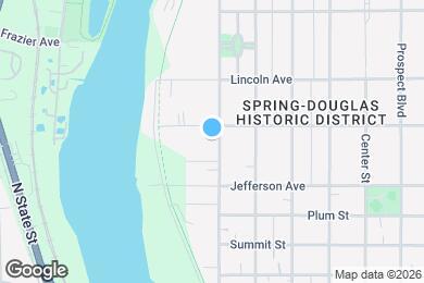 Map image of the property - 636 N Grove Ave