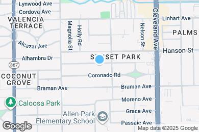 Map image of the property - 1732 Sunset Pl
