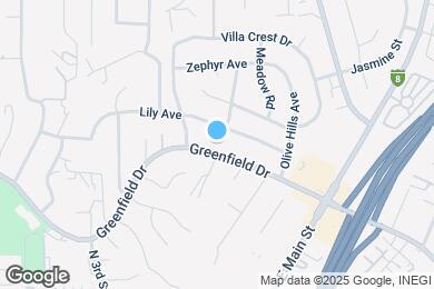 Map image of the property - 1596 Greenfield Dr