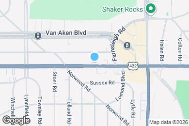 Map image of the property - 19683 Chagrin Blvd