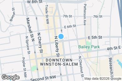 Map image of the property - 1 W 5th St